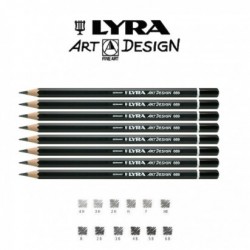 Lápiz Grafito Lyra Rembrandt Art-Design 5B Cod. 1110105