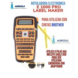 ROTULADORA ELECTRONICA E 1000 PRO PARA CINTAS BROTHER